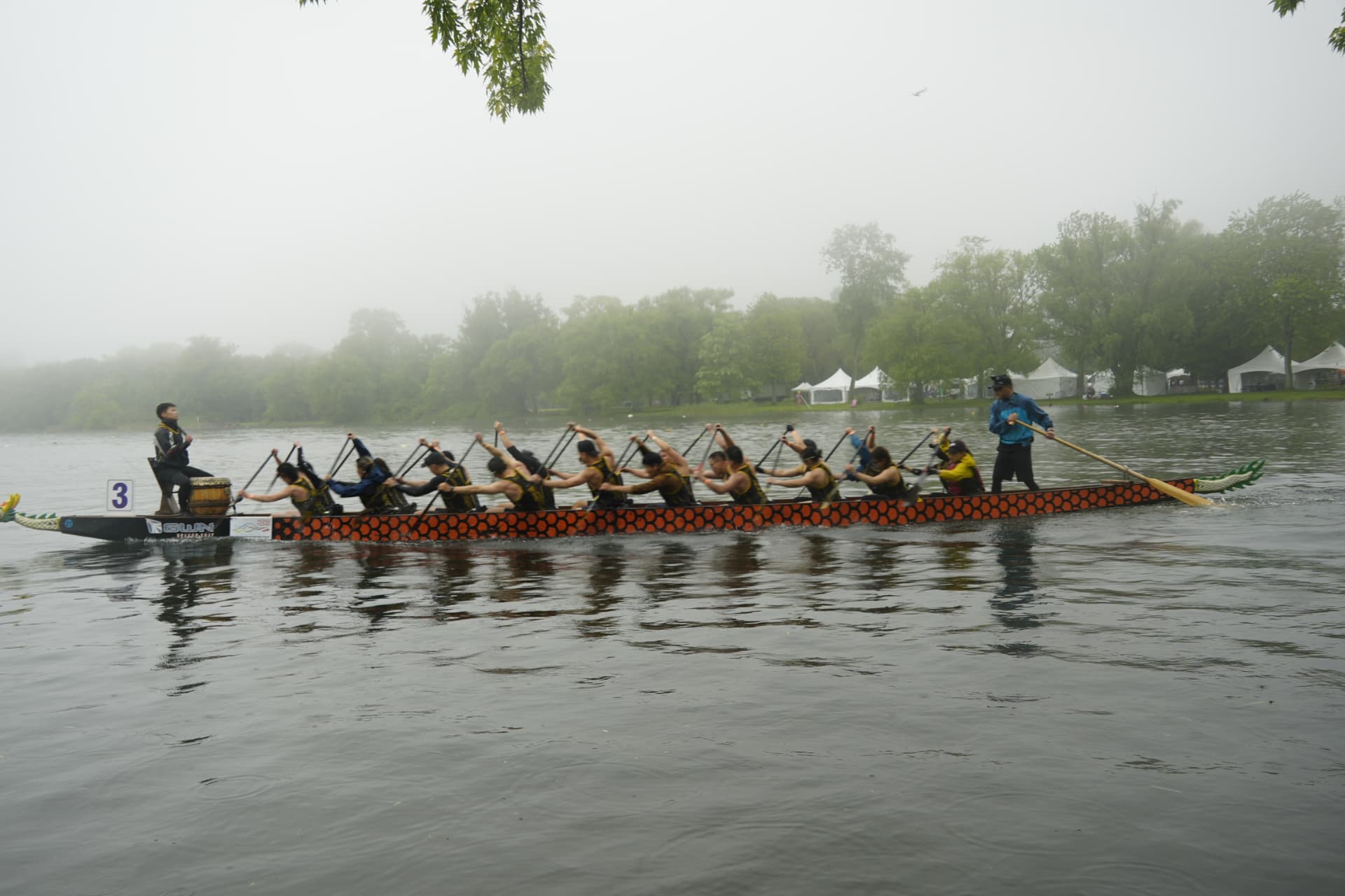 TOHK Garlic training on the water